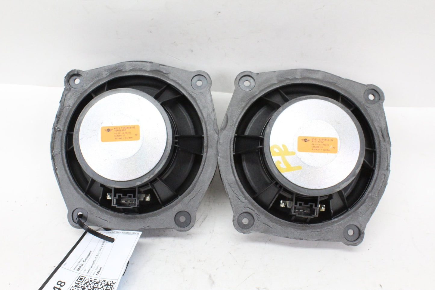 2011-2016 MINI Cooper R56 Front Left and Right Side Door Speaker 619289-10 OEM