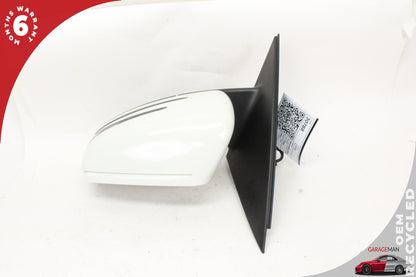2010-2011 Mercedes W204 C300 Front Left Side Door Rear View Mirror White OEM