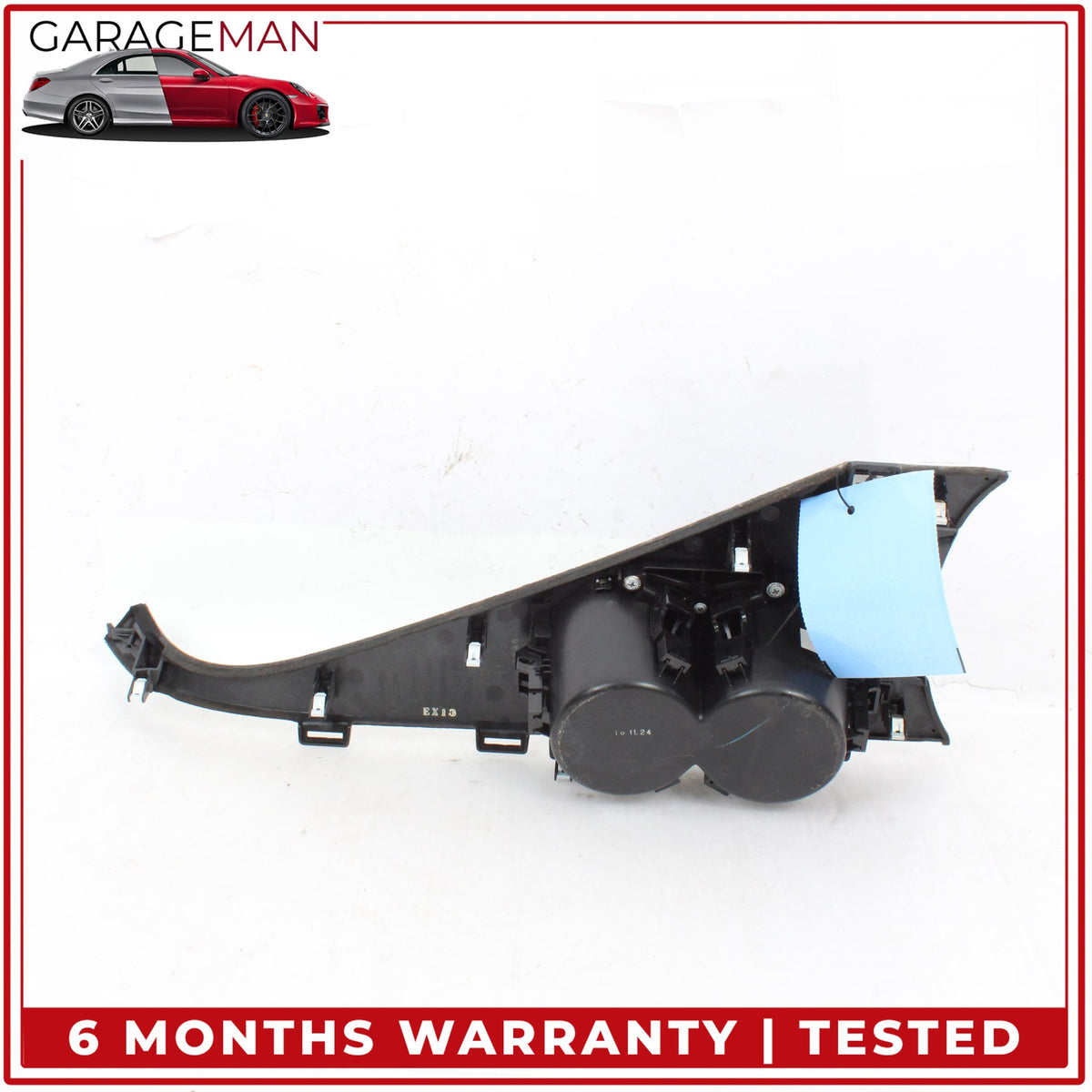 2014-2024 Infiniti Q50 V37 Center Console Dual Cup Holder w/ Trim Wood OEM