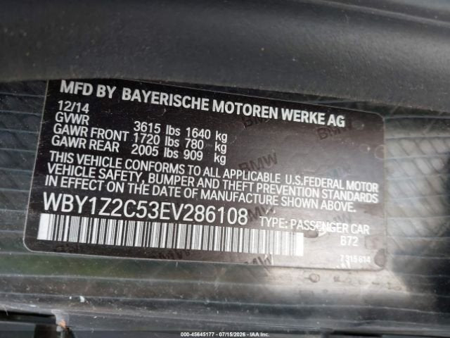 Parting Out- 2014 BMW i3 I01- 192 192