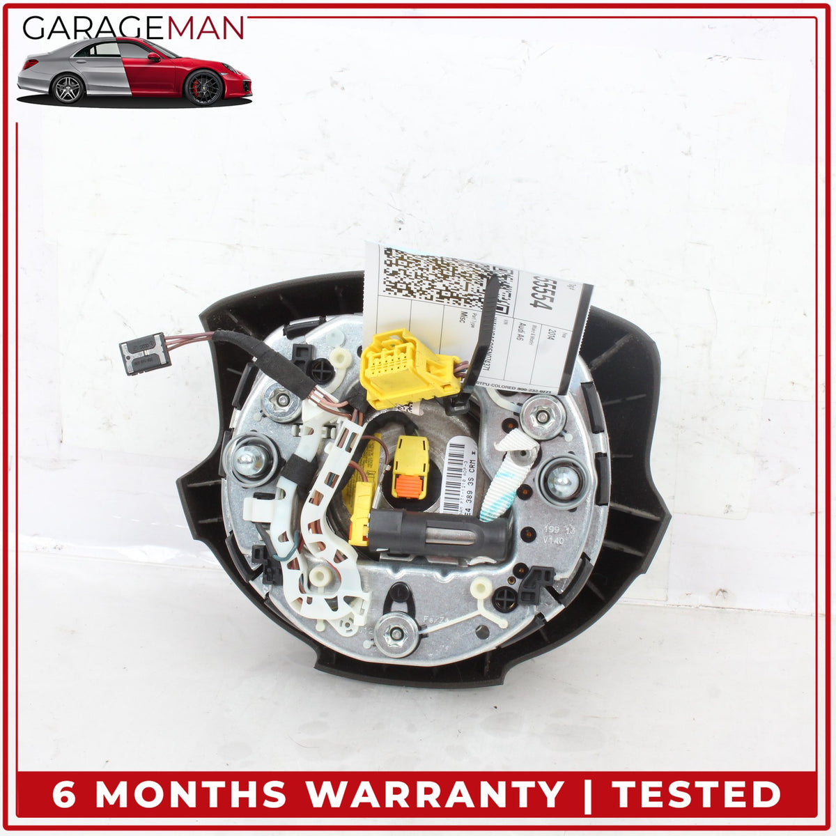2012-2015 Audi A6 A7 S6 S7 Front Left Steering Wheel Airbag Brown 4G0880201G OEM