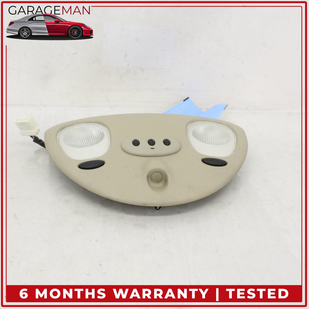 1997-2006 Jaguar XK8 XKR X100 Front Upper Overhead Dome Light Lamp LJA2290AB OEM