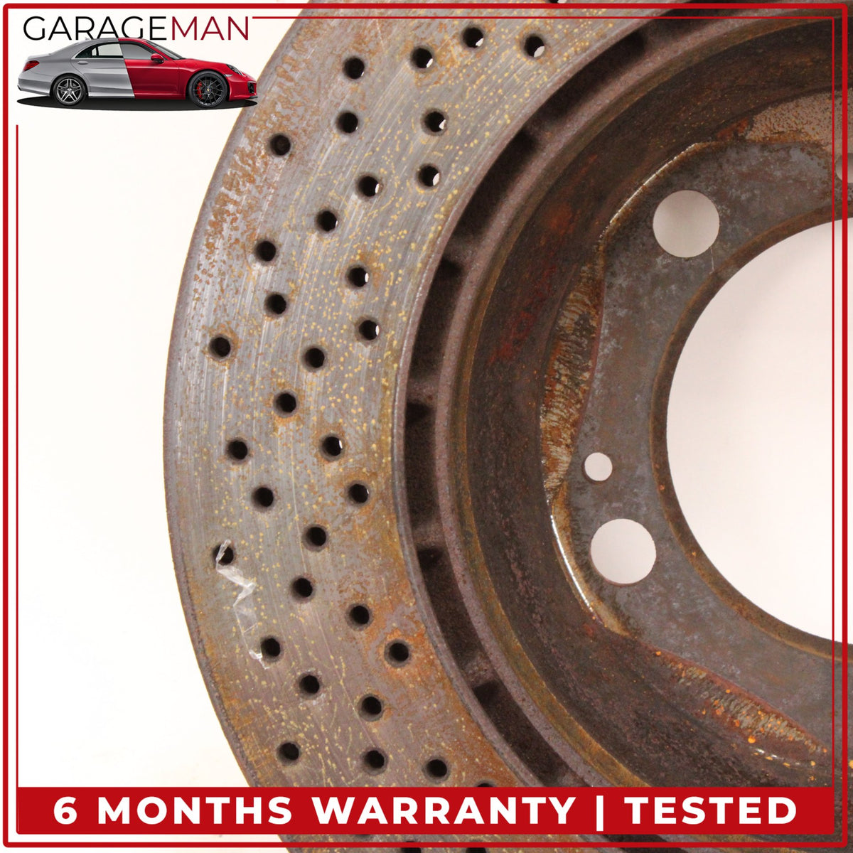 1999-2012 Porsche 911 Carrera 996 Rear Left and Right Side Brake Rotor Disc OEM
