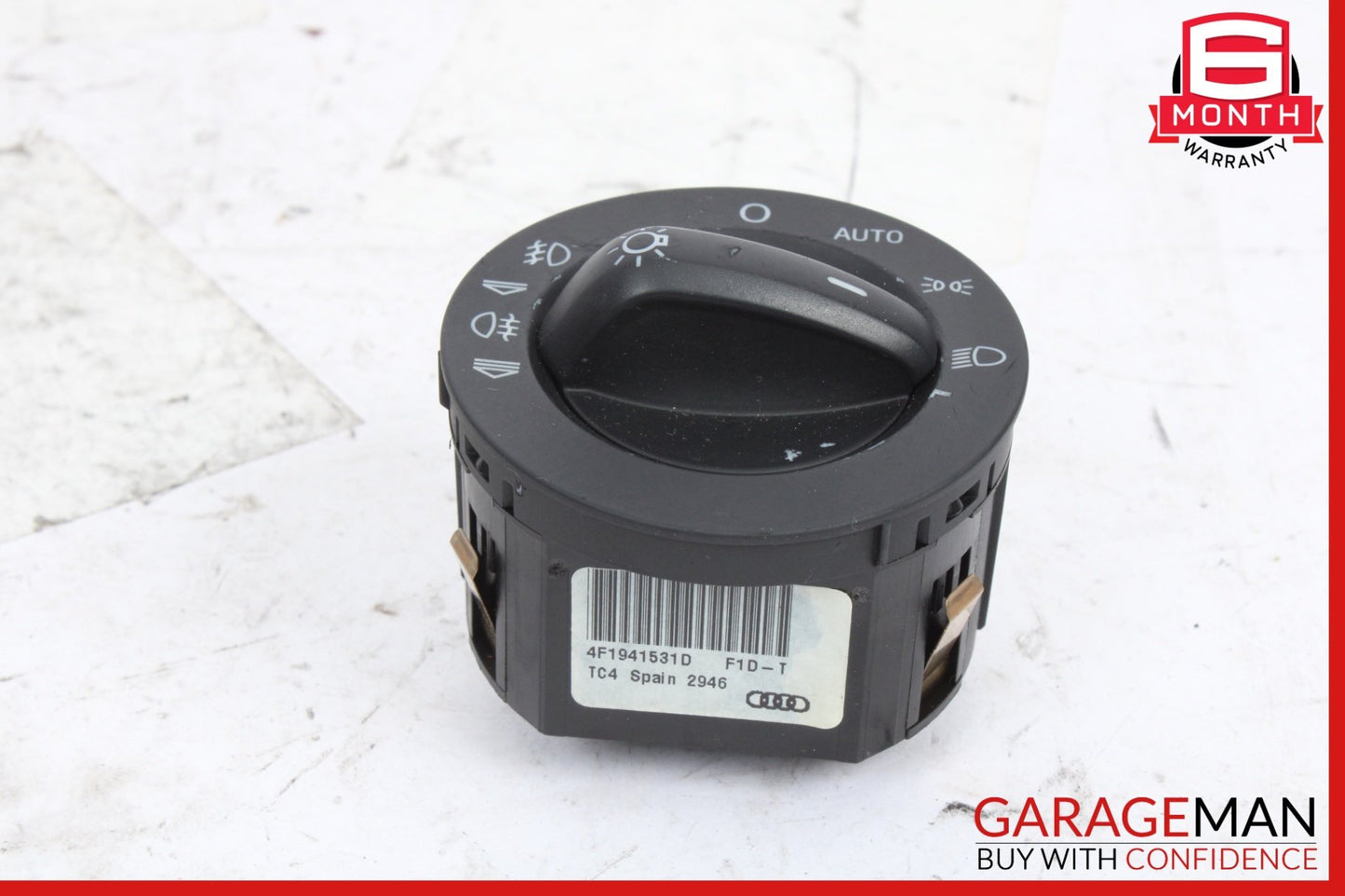2007-2015 Audi Q7 4L Station Wagon Headlight Switch Control 4F1941531D Genuine