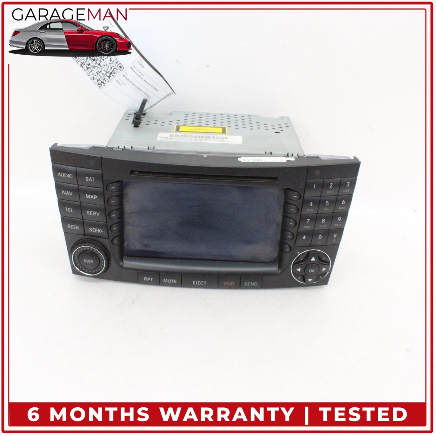 2003-2008 Mercedes-Benz E350 W211 Sedan Command Head Unit Navigation Radio 2118202397 OEM