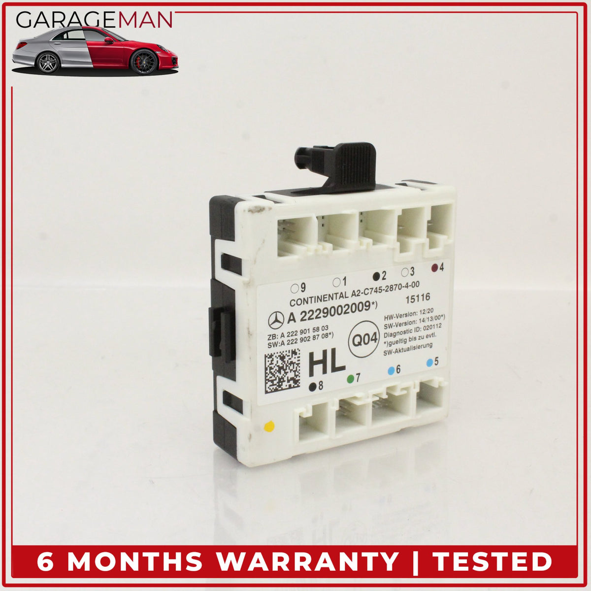 2015-2023 Mercedes-Benz C300 W205 Rear Left Door Control Module OEM
