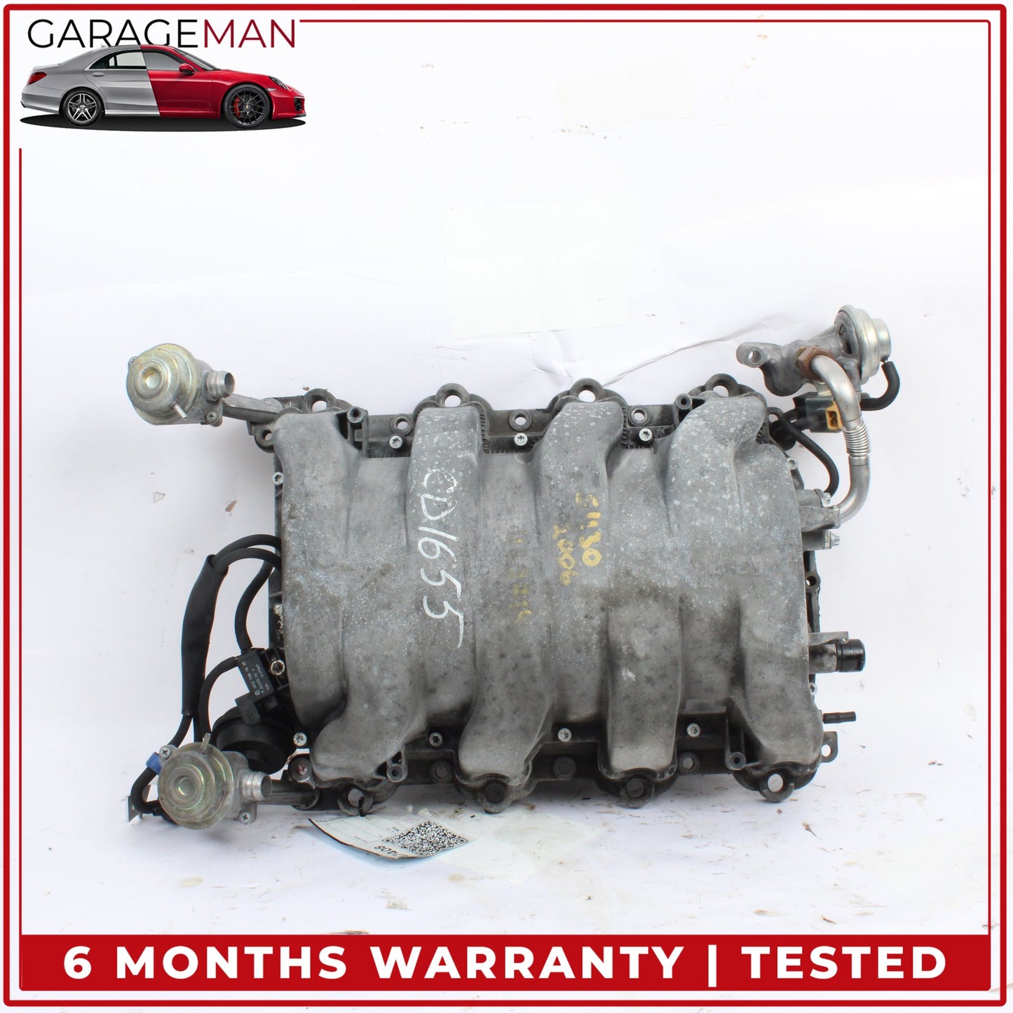 1998-2011 Mercedes W220 S430 Intake Manifold w/ Air Pump Check Valves OEM