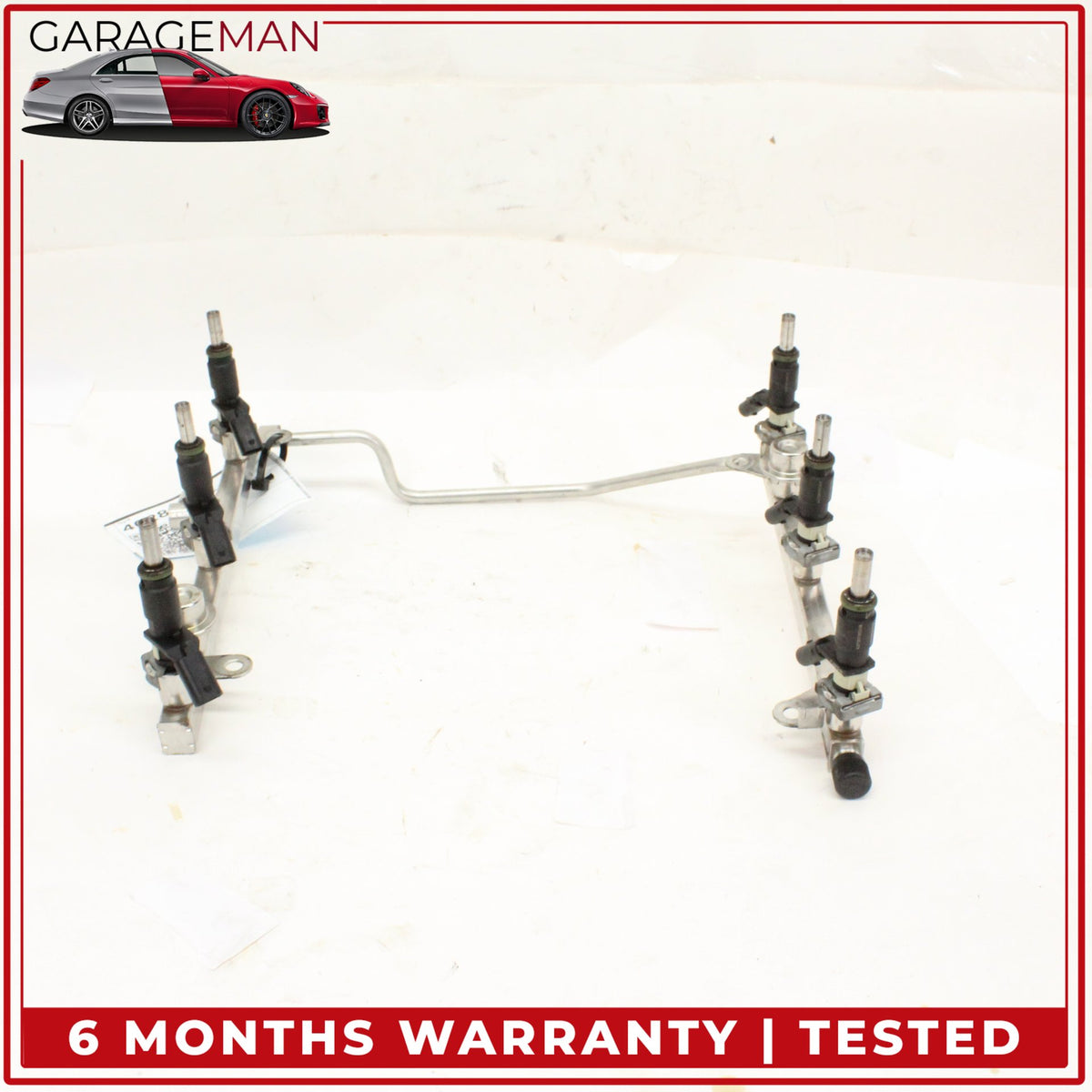 2005-2012 Mercedes W164 ML350 Fuel Injector Rail w/ Injectors 2720700995 OEM