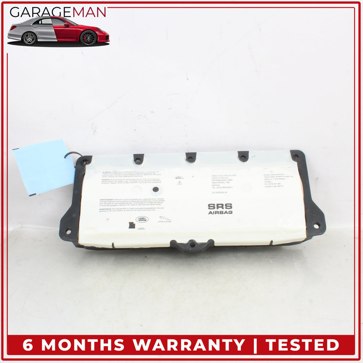 2010-2012 Land Rover Range Rover L322 Front Right Dash Airbag 7H42044H30BA OEM