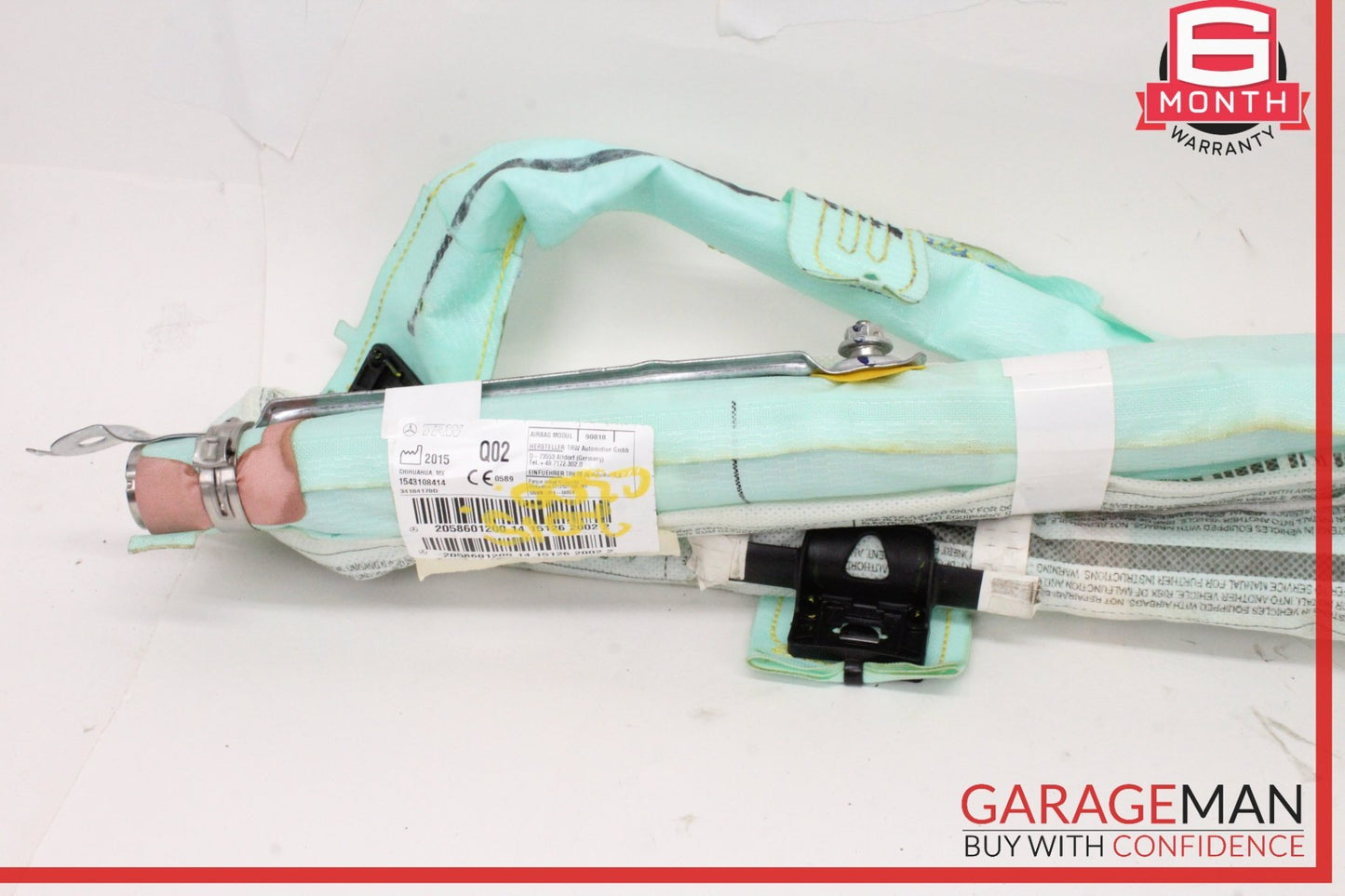 2015-2021 Mercedes W205 C300 4MATIC Left Side Roof Upper Curtain Airbag OEM
