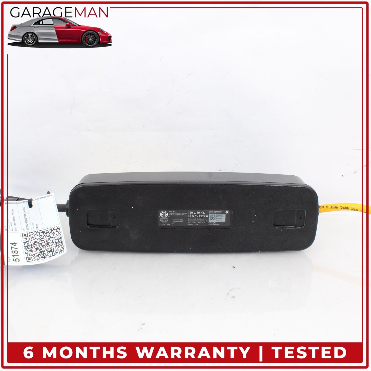 2016-2018 Mercedes W222 S550e C350e Battery Charging Cable Wire Harness OEM