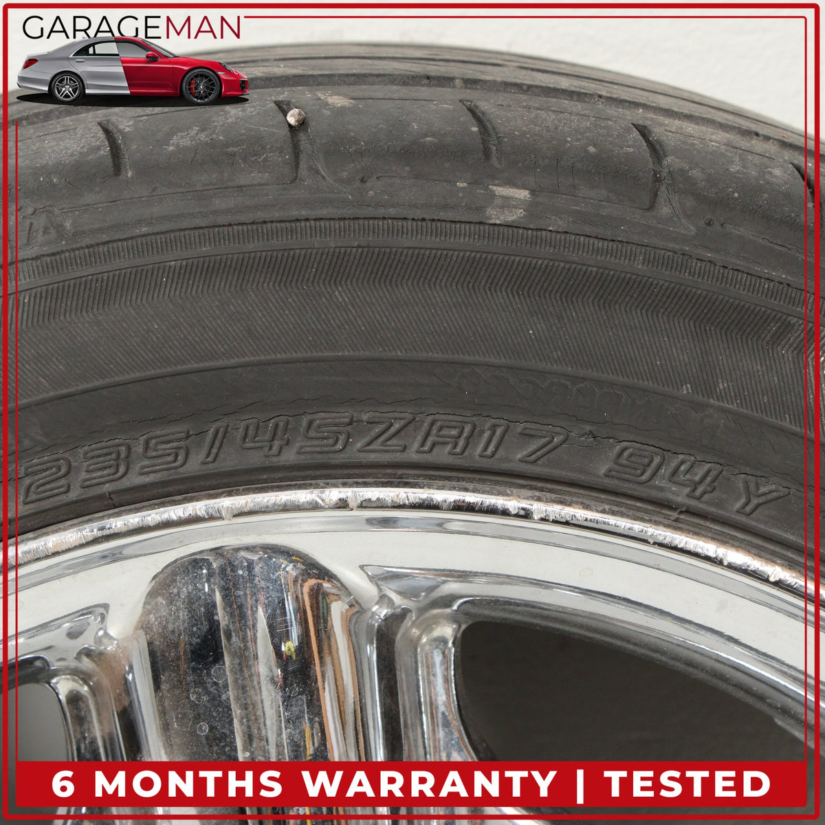 1997-1999 Jaguar XK8 Front or Rear Wheel Rim w/ Tire 8Jx17CHx33 MJA6116AB OEM