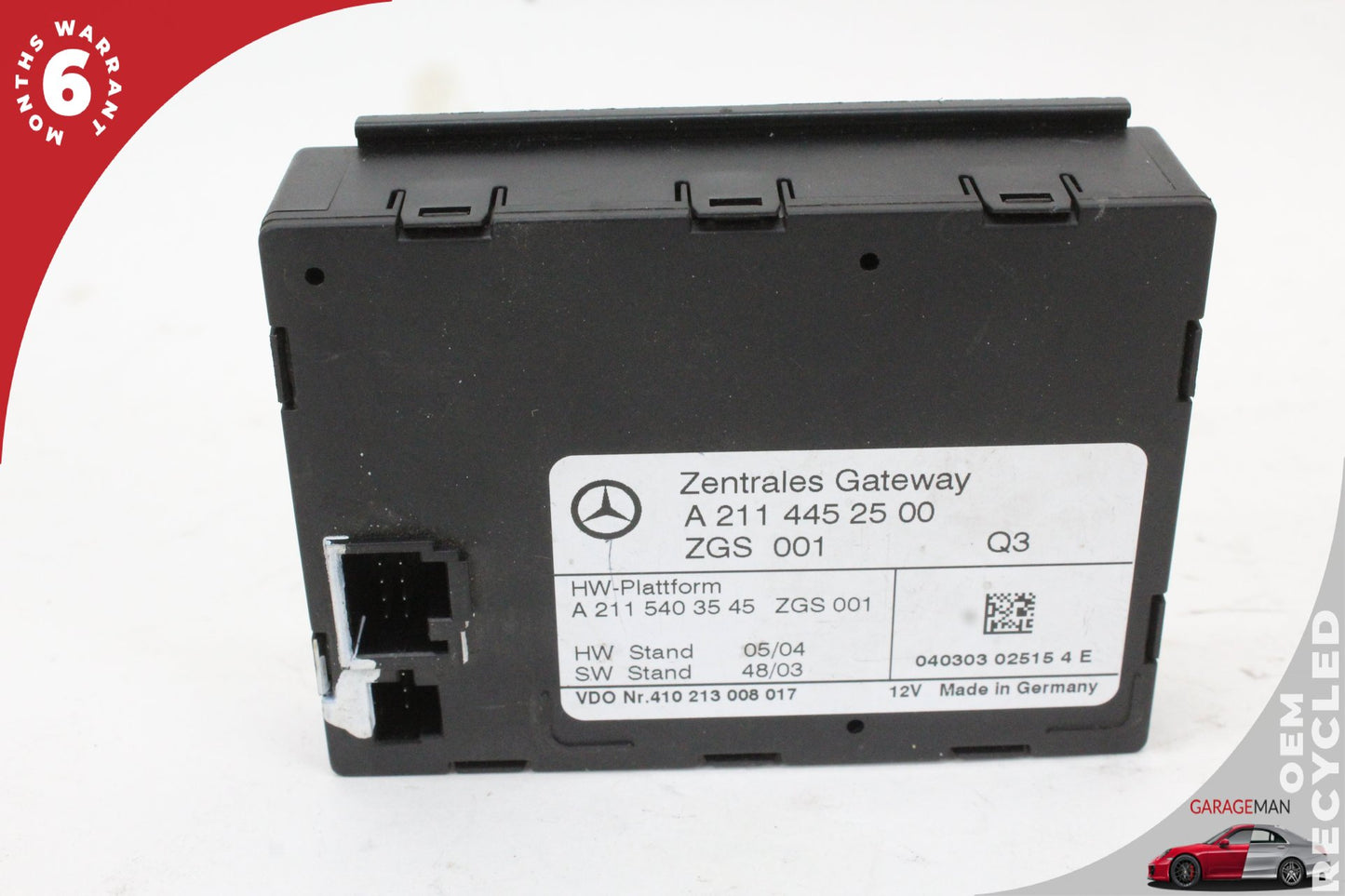 2003-2011 Mercedes W211 E500 Central Gateway Control Module Unit 2115403545 OEM