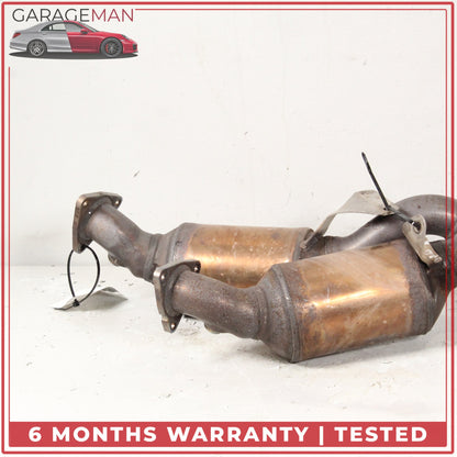 2011-2018 Porsche Cayenne 958 3.6L VR6 Left & Right Side Exhaust Downpipe OEM
