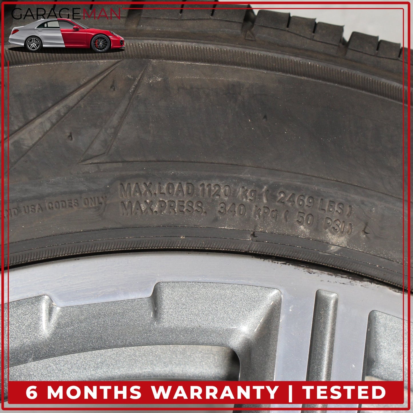 2017-2025 Audi Q7 SQ7 10 Spoke Wheel Rim w/ Tire 9JX20H2 ET33 4M0601025AD OEM