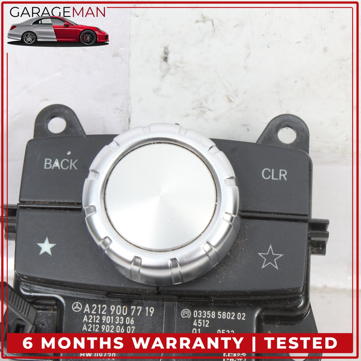 2014-2017 Mercedes W212 E400 Center Console Multi Function Control Switch OEM