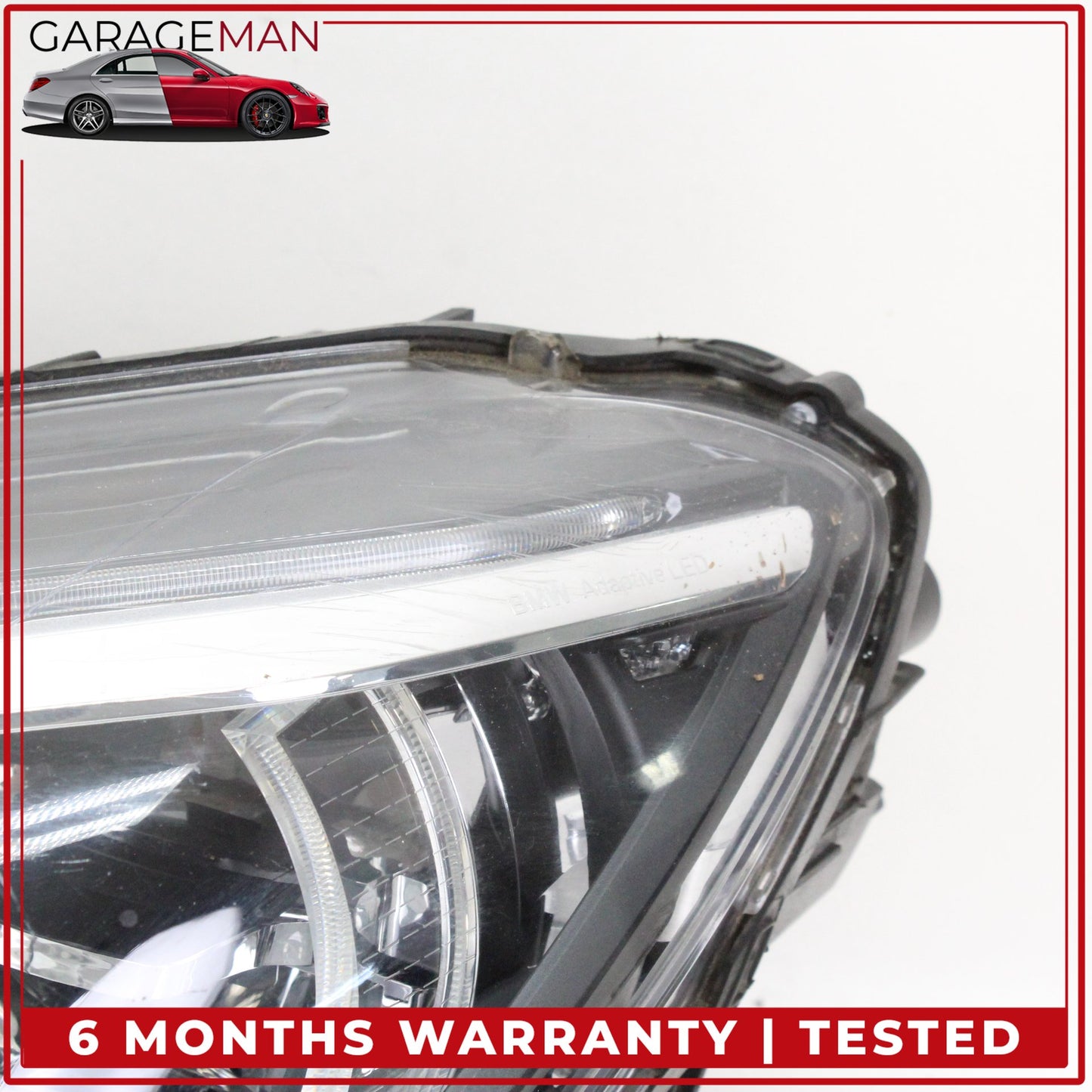 2012-2015 BMW 650i 640i Front Left Side Adaptive LED Head Light Lamp 7255735 OEM