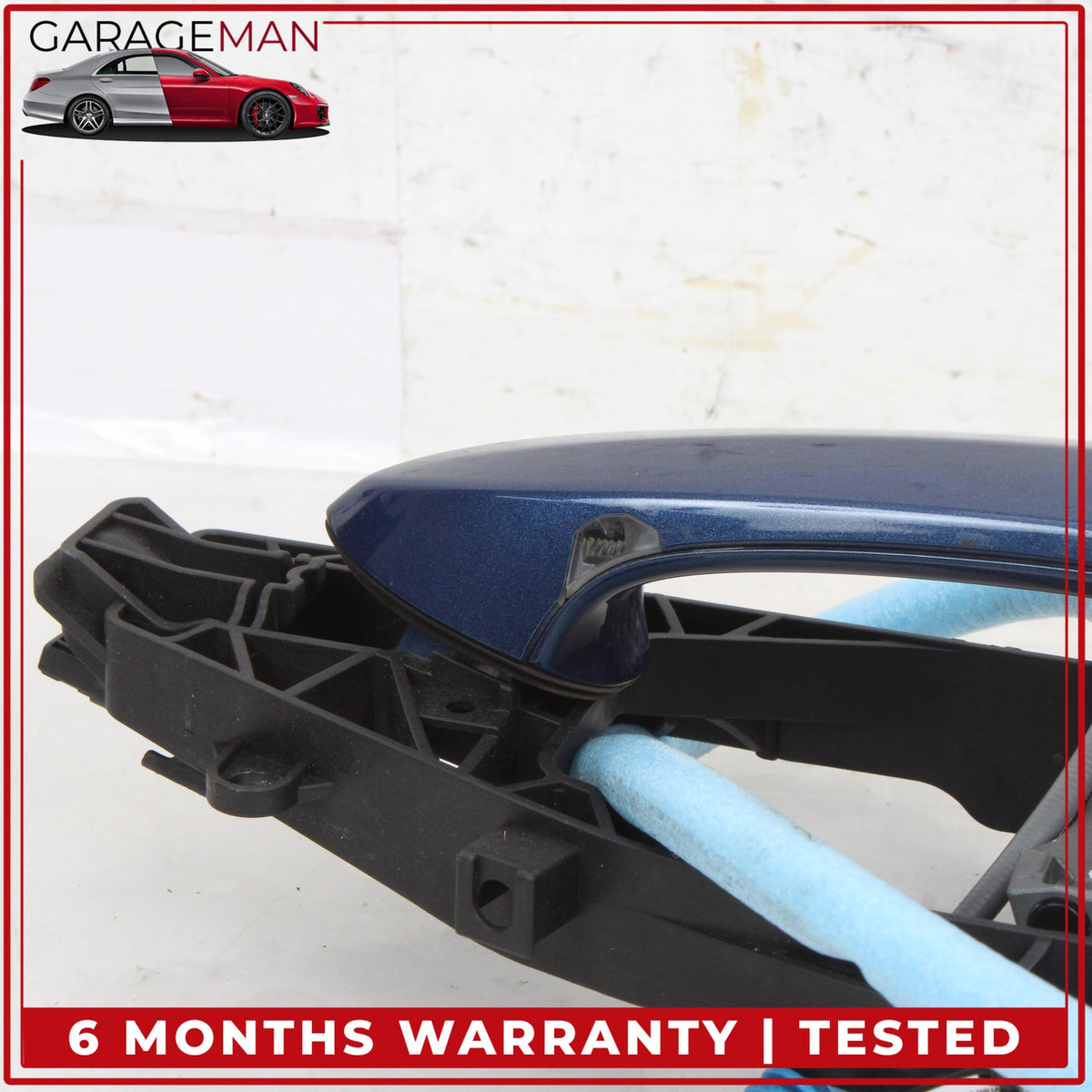 2017-2024 BMW X3 X4 M550i Rear Left Side Exterior Door Handle Blue Metallic OEM