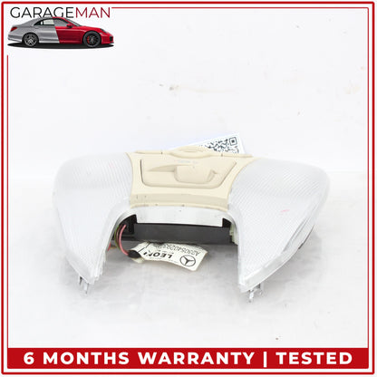 2005-2012 Mercedes R230 SL500 Front Upper Overhead Dome Light Lamp Beige OEM