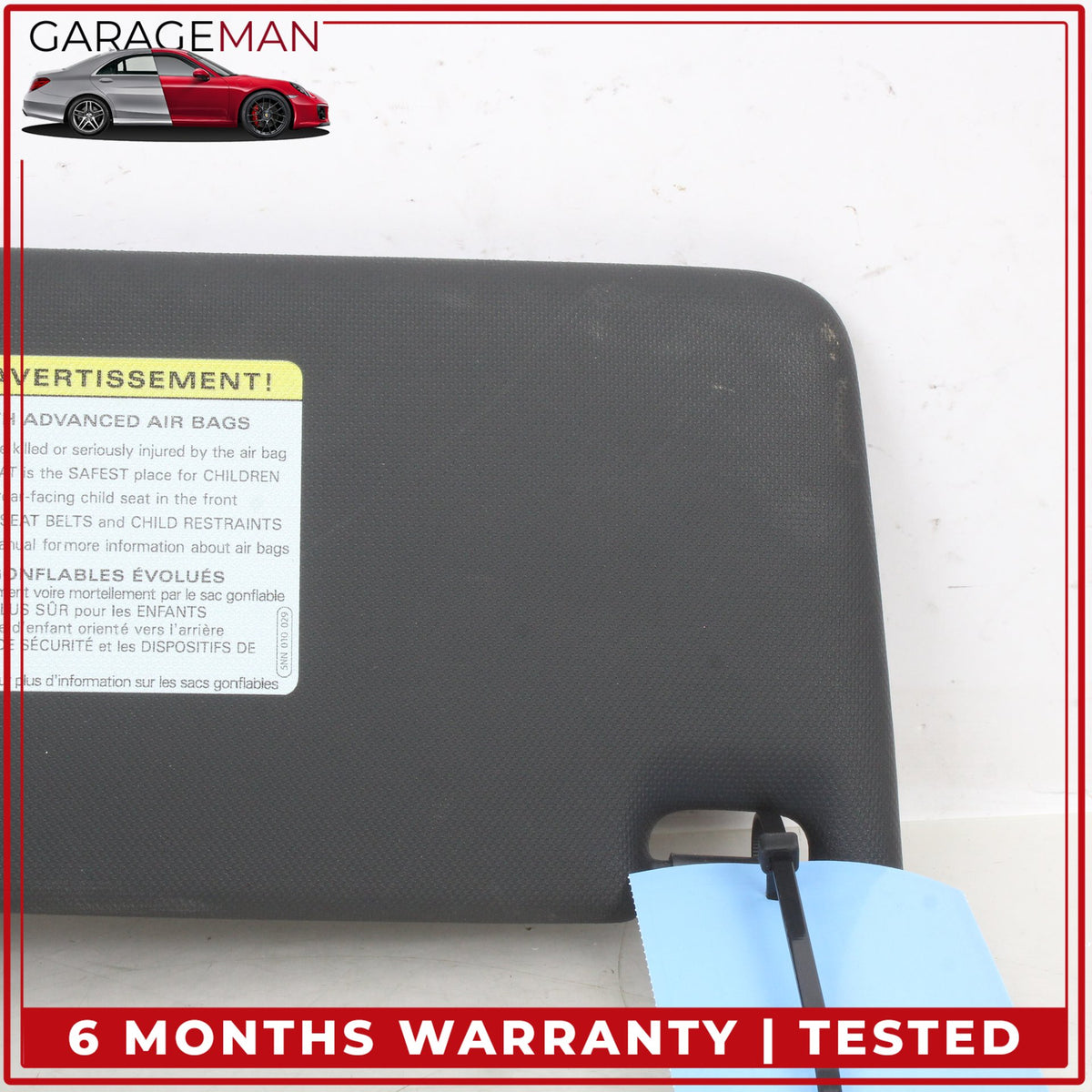 2019-2025 Audi Q3 Front Left and Right Side Sunvisor Sun Visor Black Set OEM