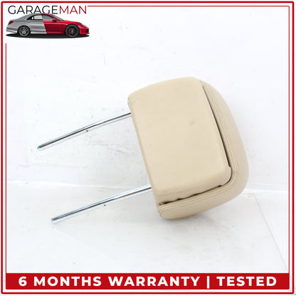 2012-2018 Audi A6 A7 Front Left and Front Right Side Seat Headrest Beige OEM