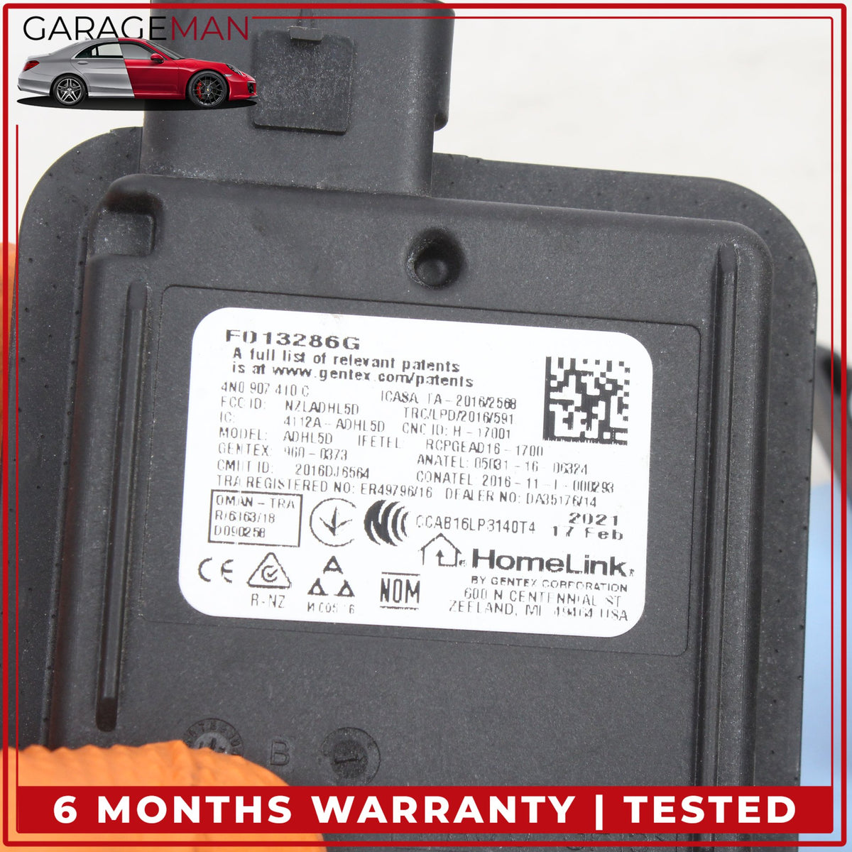 2018-2025 Audi A4 HomeLink Garage Door Opener Control Module Unit 4N0907410C OEM