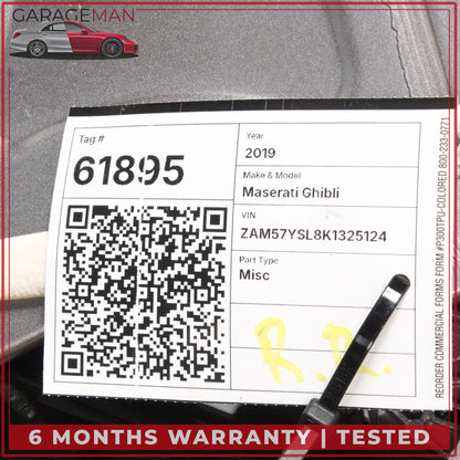 2014-2022 Maserati Ghibli M157 Rear Right Side Door Shell Gray Metallic OEM