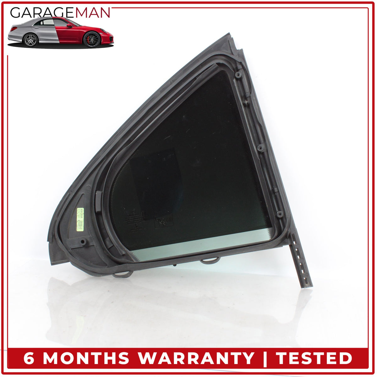 2015-2021 Mercedes-Benz C300 W205 Rear Left Door Fixed Window Glass A2057300555 OEM