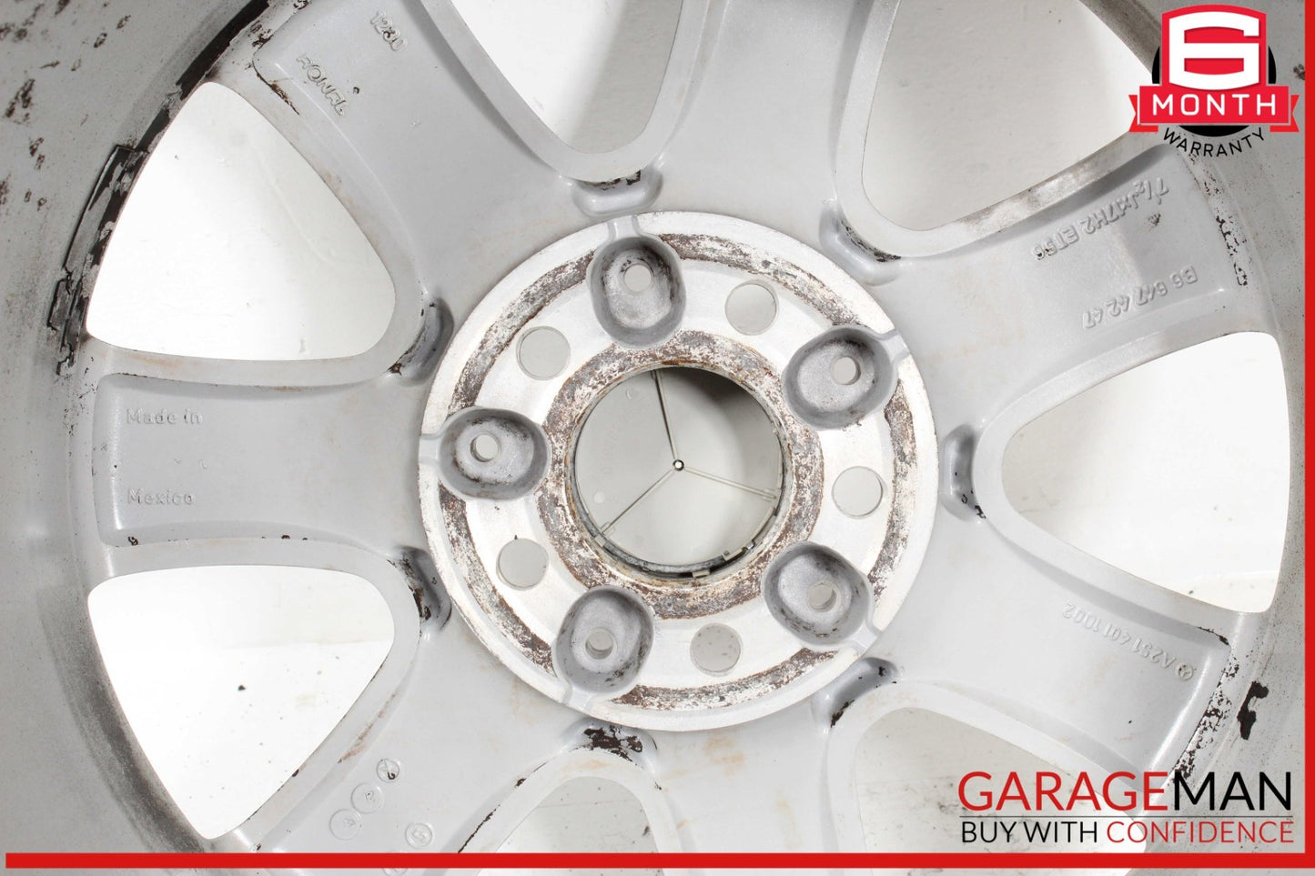 Mercedes W251 R350 ML500 GL450 7.5 X 17" R17 Wheel Rim Silver 2514011002 OEM