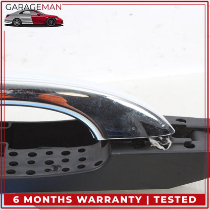 2011-2018 Audi A8 S8 Rear Left Exterior Door Handle Glacier White Metallic OEM