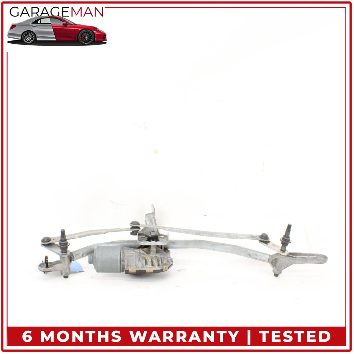 2013-2019 BMW 650i F06 Sedan Front Windshield Wiper Linkage w/ Motor 7306272 OEM