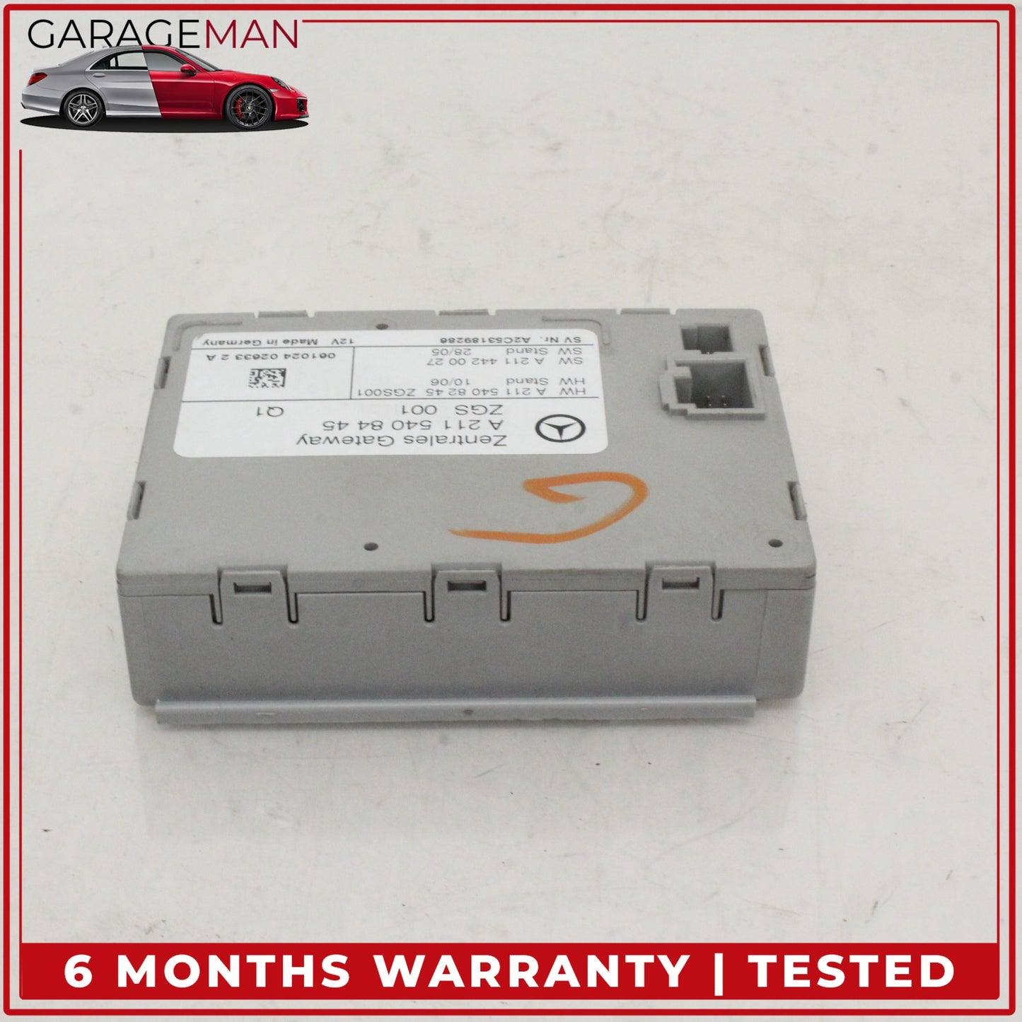 2001-2011 Mercedes W211 E350 Central Gateway Control Module Unit 2115408445 OEM