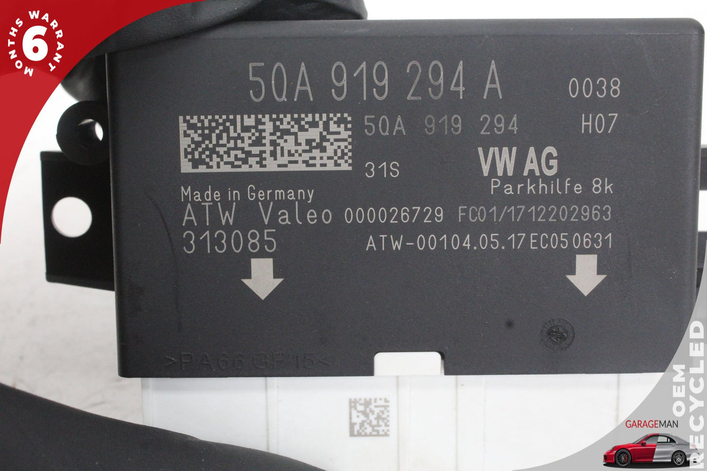 2015-2020 Audi A3 8V Sedan Parking Assist Control Module 5QA919294A Genuine