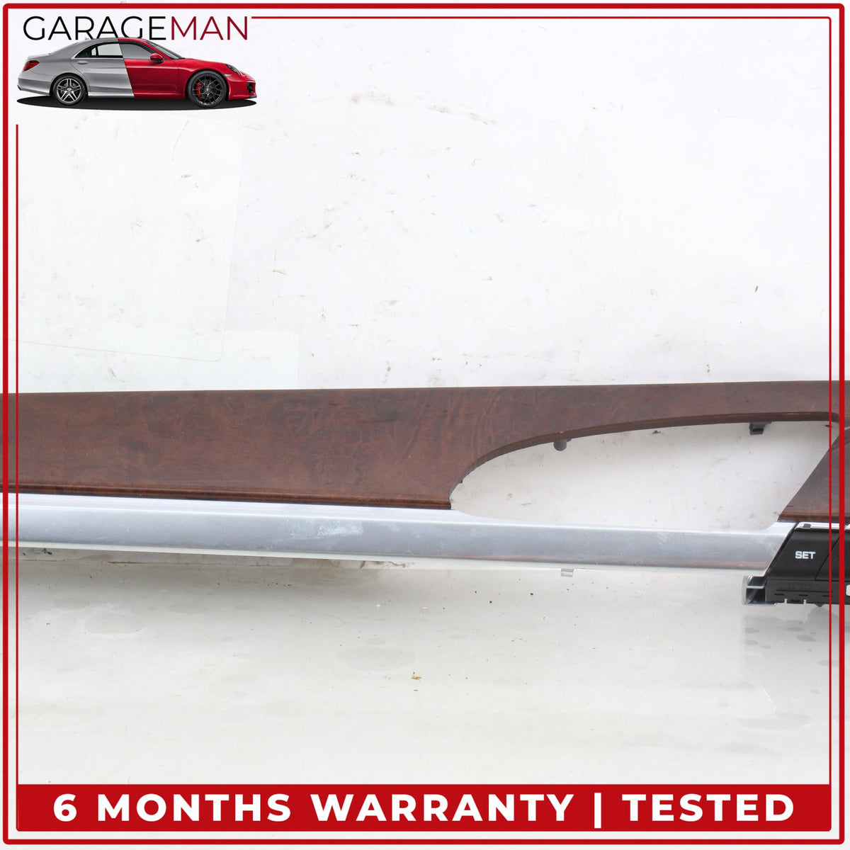 2010-2016 Porsche Panamera 970 Front and Rear Door Trim Cover Panel Wood Set OEM