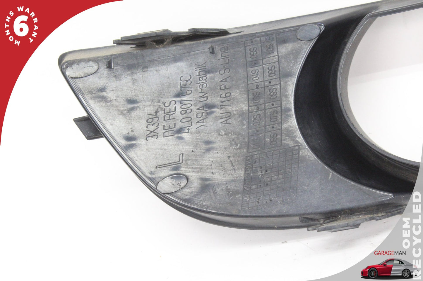 2010-2015 Audi Q7 SUV Front Left Driver Side Fog Light Cover 4L0807675C OEM