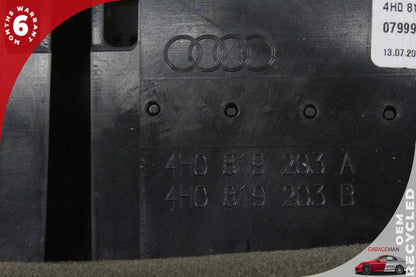 2011-2018 Audi A8 S8 Rear Center Console AC A/C Air Vent Grille 4H0819203A OEM