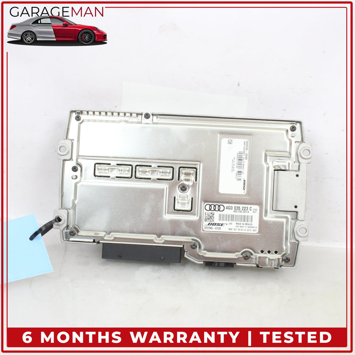 2012-2018 Audi A8 S8 A6 A7 Audio Sound Amplifier AMP Bose 4G0035223C OEM