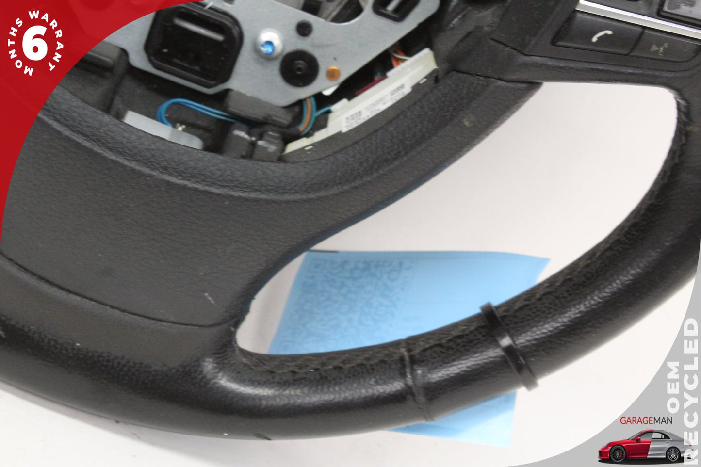2009-2015 BMW 750i Front Left Driver Side Steering Wheel Black 9218379 OEM