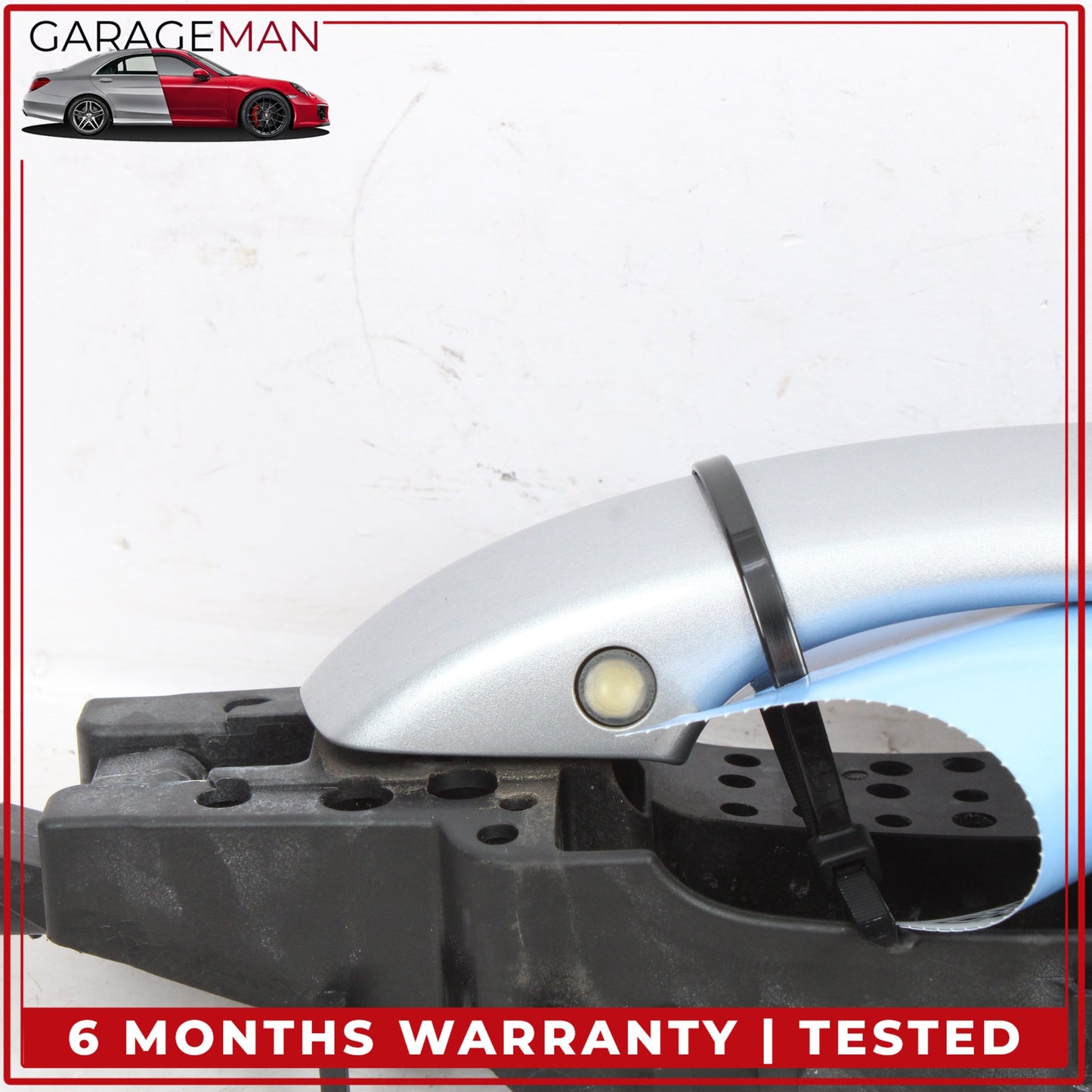2017-2024 Audi Q7 Rear Left Side Exterior Door Handle Silver 4M0837885A OEM