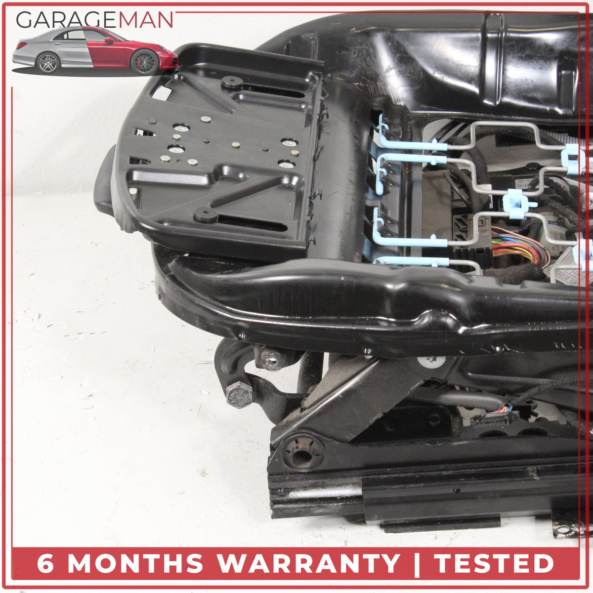 2004-2010 BMW 650i E64 Front Left Sport Seat Track Rail Frame 7112671 OEM