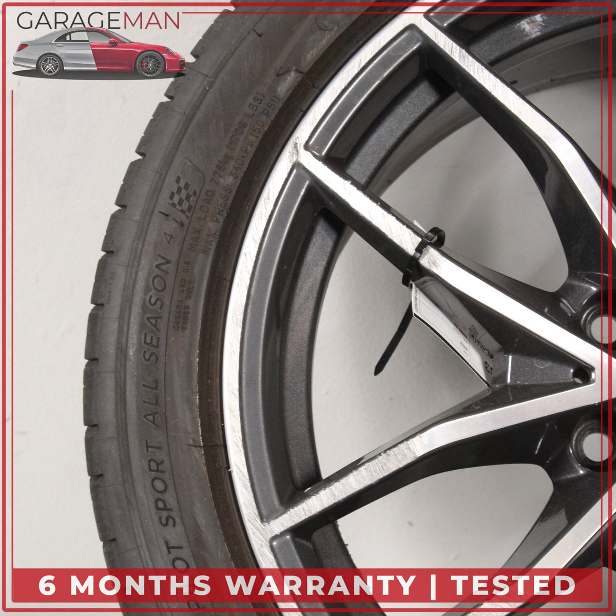 2019-2026 BMW Z4 G29 Styling 770 V-Spoke Rear Wheel Rim w/ Tire 9Jx18 ET28 OEM
