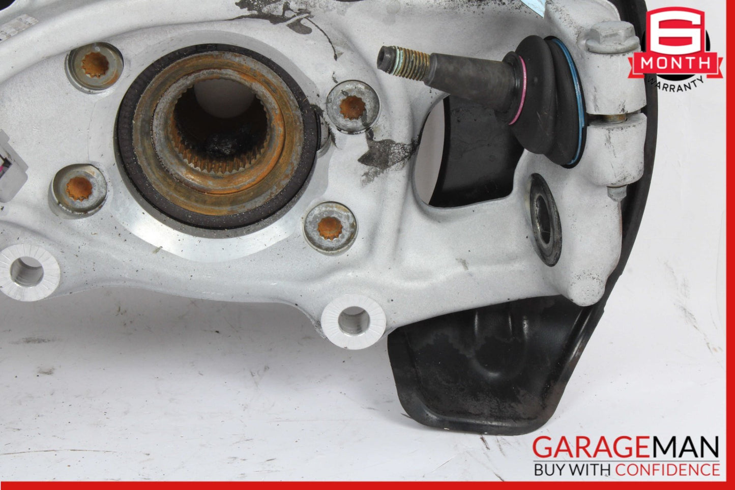 2009-2018 Audi A6 C7 Sedan Front Left Spindle Knuckle Wheel Hub 4G0407241