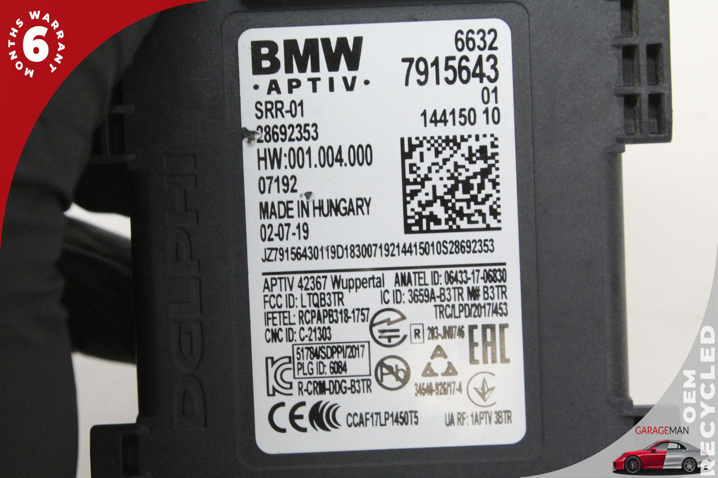 18-23 BMW G01 G02 G20 G30 Blind Spot Lane Change Radar Module 7915643 Set of 2