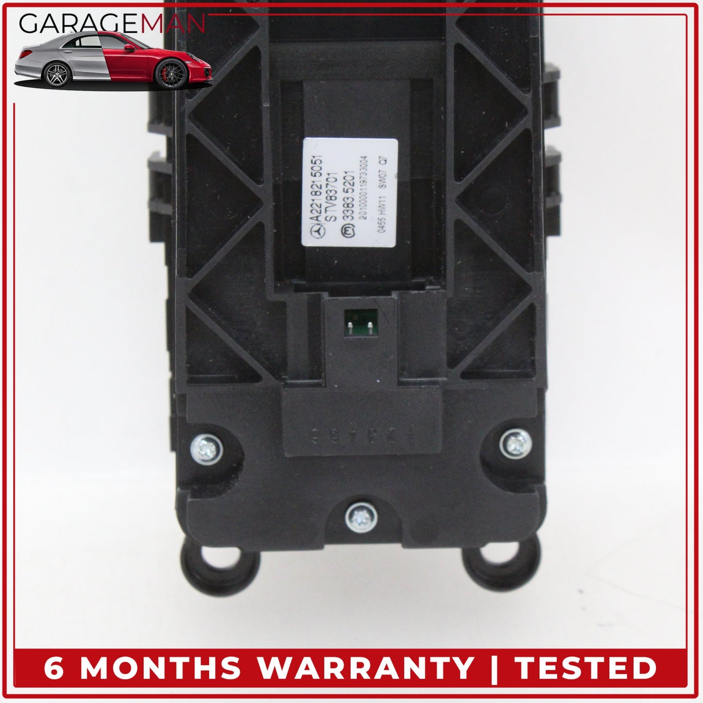 2007-2014 Mercedes-Benz S400 S-Class W221 Sedan Front Left Master Window Control Switch 2218215051 OEM