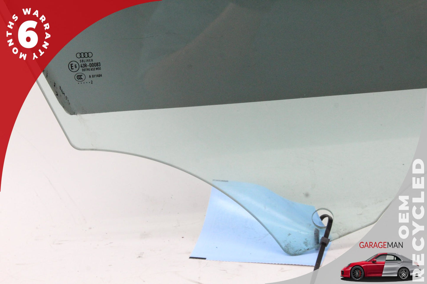 2012-2018 Audi A6 S6 Front Right Passenger Side Door Window Glass 43R00083 OEM