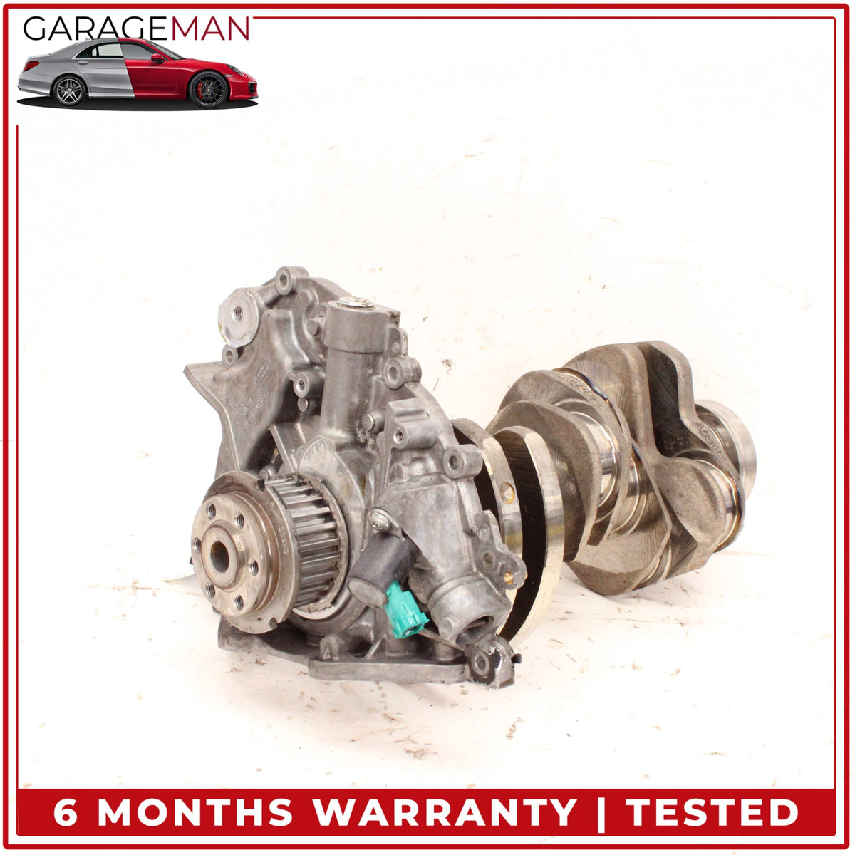 2016-2020 LR RR Sport L494 3.0 Diesel Engine Motor Crankshaft w/ Oil Pump OEM