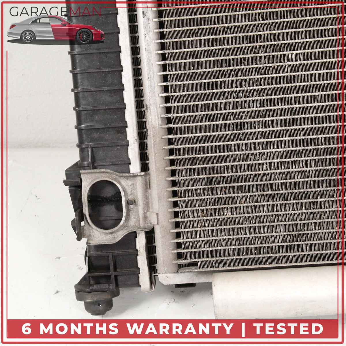 2005-2009 Mercedes W203 C230 Engine Cooling Radiator AC Condenser Assembly OEM