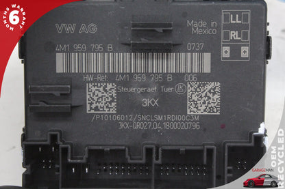 2018 Audi Q5 Rear Left/Right Door Control Module 4M1959795B Genuine OEM