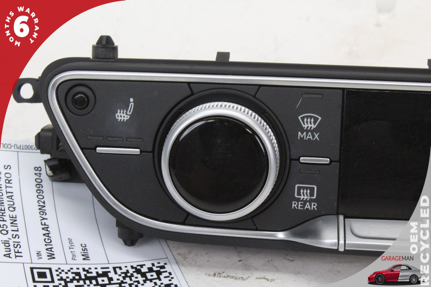 2018-2025 Audi Q5 AC Temperature Climate Control Switch Panel 80A820043AH OEM