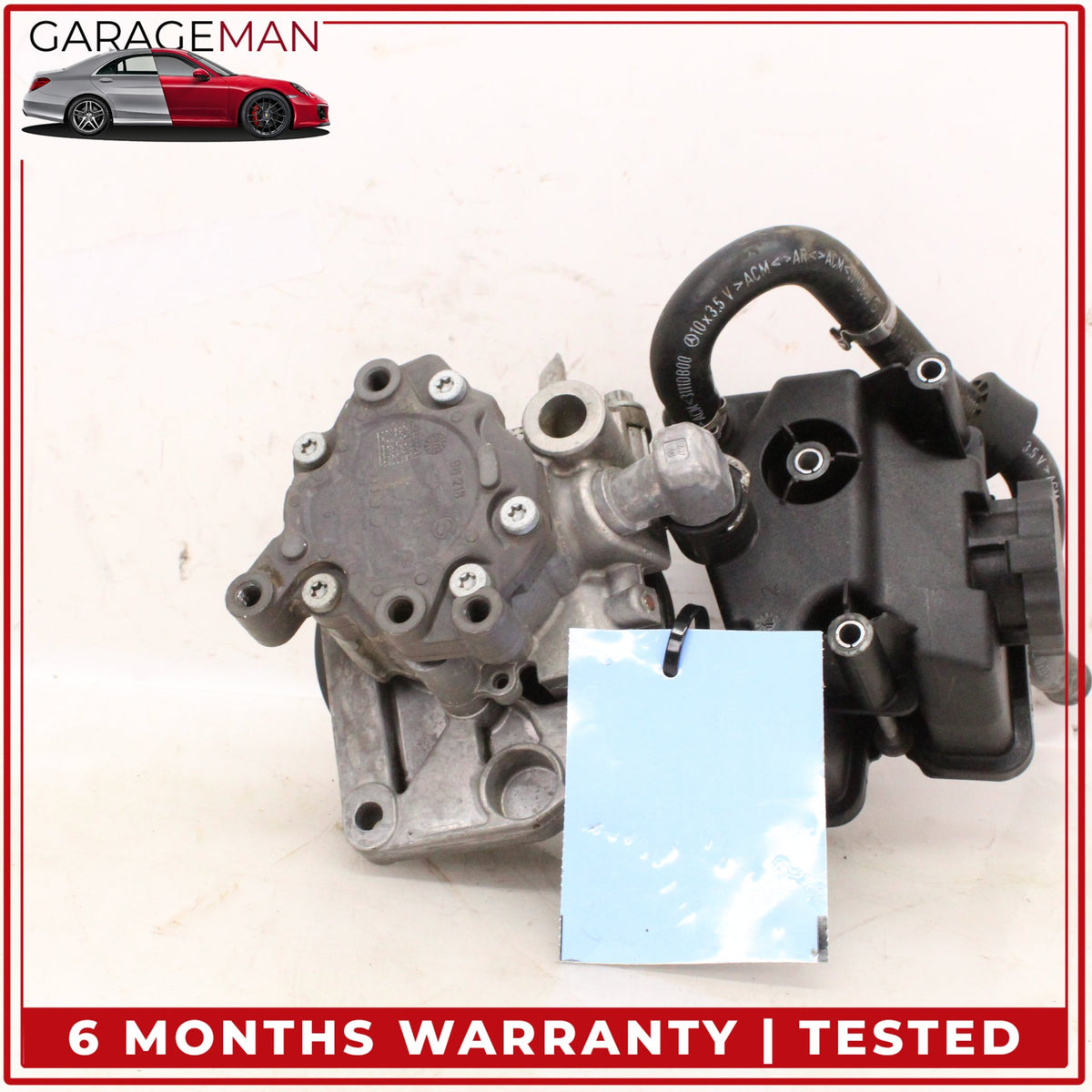 2008-2011 Mercedes-Benz C300 W204 Power Steering Pump Reservoir Tank 0004602383 OEM